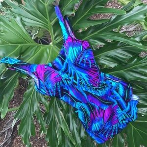 Maxine of Hollywood Ferns and Palms print 
On this amazing Vintage One Piece
